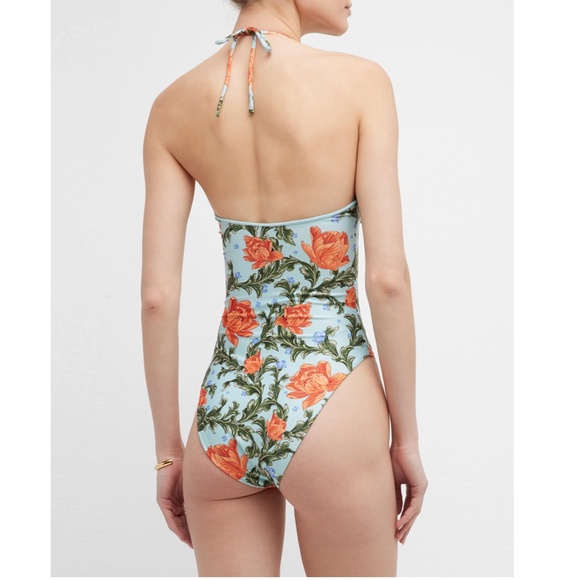 Agua by Agua Bendita Sandalo One Piece Swimsuit Sz L New With Tags - Picture 9 of 16